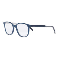 DIOR Plastic Square Eyeglass Frames Men's Blue