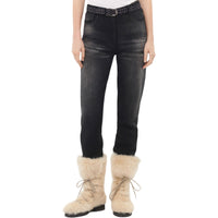 CHANEL COCO NEIGE Series Jeans Women's Black