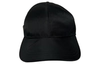 PRADA Recycled Nylon Baseball Caps Men's Black