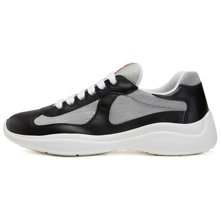 PRADA America's Cup Lightweight Low Top Casual Shoes Men's Black White
