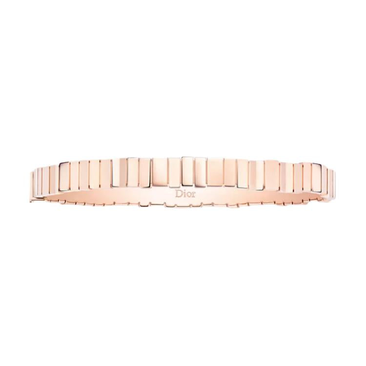 DIOR 18K Pink Gold Bracelets Unisex Pink