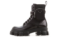 PRADA Monolith Ankle Boots Men's Black