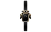 CHANEL Wrist Watch Quartz Movement Rubber Strap Black Dial Women's Watch