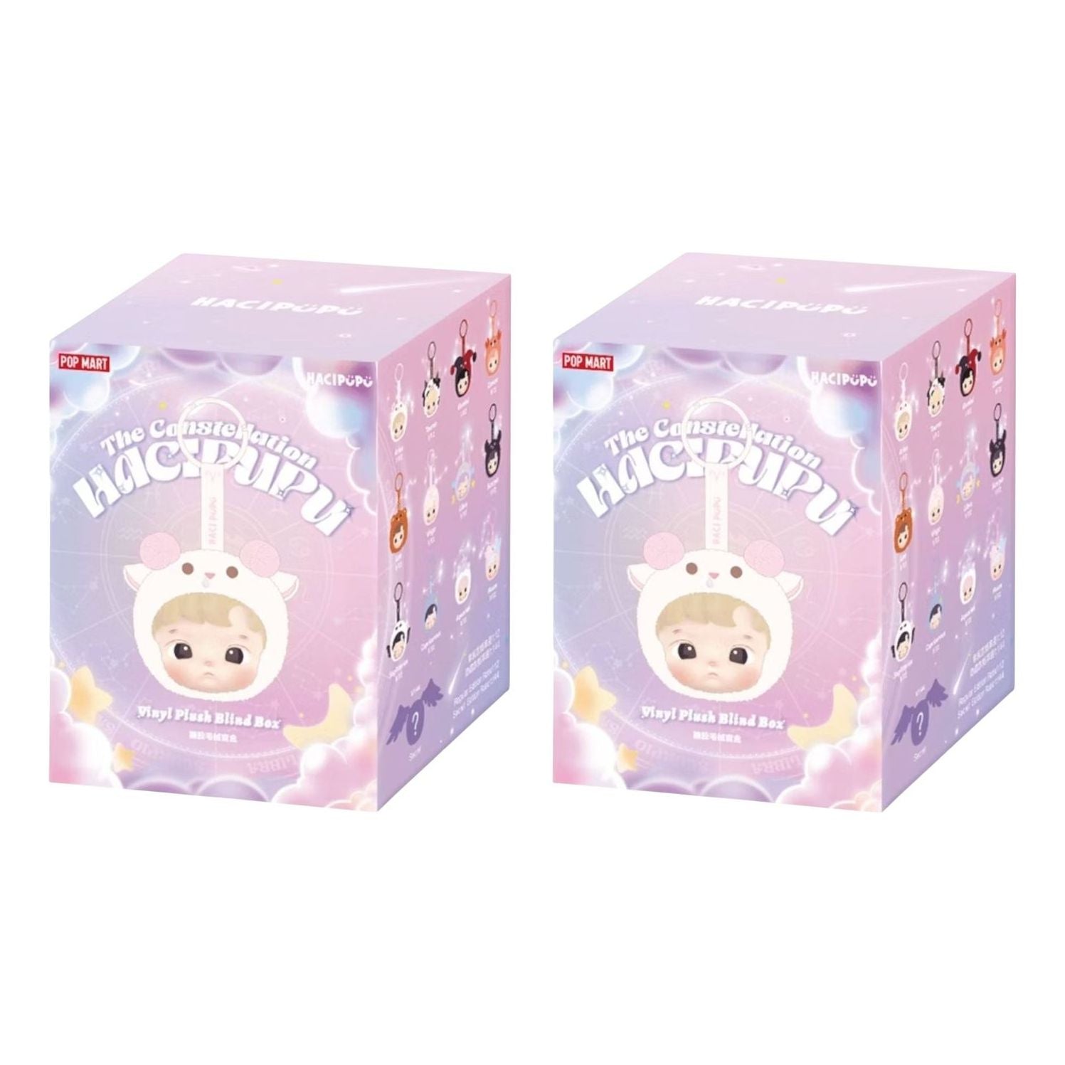 Pop Mart Hacipupu The Constellation Vinyl Plush Pendant Sealed Case (2 Blind Boxes) PPMT-2409-0093-746824496