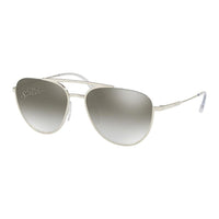 PRADA Metal Aviator Sunglasses Men's Silver