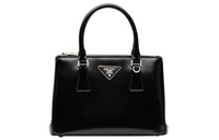PRADA Leather Shoulder Bag Crossbody Bag Handbag Women's Black