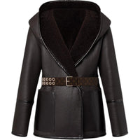 LOUIS VUITTON Signature Short Reversible Wrap Coat
