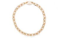 PRADA 18k Gold Diamonds Necklaces Women's Gold
