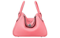 HERMES Lindy Clemence Bullock Leather Handbag, Shoulder Bag Women's