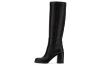 PRADA 90mm Knee-high Leather Boots