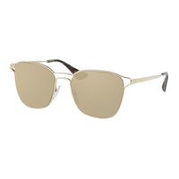 PRADA Metal Irregular Shape Sunglasses Women's Gold