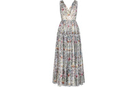 DIOR Sleeveless Dress Women's Multicolor