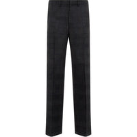 PRADA Prince Of Wales Mid-Rise Checked Trousers