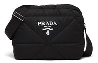 PRADA Fabric Crossbody Bag Regular Men's Black
