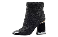 CHANEL Ankle Boots Women's Black