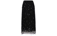 MIU MIU Casual Long Skirts Women's Black