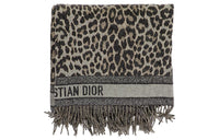 DIOR Knit Scarves Unisex Light Umber