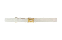 PRADA Raffia Buckle Belt