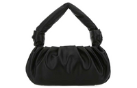 MIU MIU Nappa Leather Shoulder Bag Dumpling Bag Handbag Women's Black