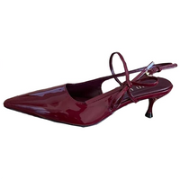MIU MIU Slim Heel High Heels 5cm Women's Burgundy