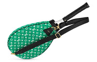 LOUIS VUITTON Fabric Tennis Racket Storage Bag Women's Green