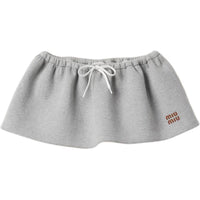 MIU MIU Casual Short Skirts Women's Gray