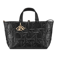 DIOR Cow Leather Native Bag, One Shoulder Handbag Medium Size Women's Black