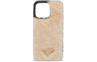 PRADA Leather Phone Case Plush Compatible With IPhone 14 Pro Max