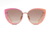 LOUIS VUITTON Metal Cat Eye Sunglasses Women's Pink
