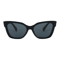 MIU MIU Plate Frame Cat Eye Sunglasses Women's Black