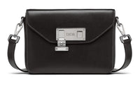 DIOR Lock Cow Leather Messenger Bag, Shoulder Bag, Crossbody Bag Regular Men's Black