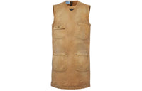 PRADA SS24 Sleeveless Dress Women's Light Umber