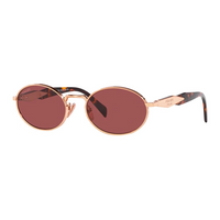 PRADA Oval Sunglasses Women's Rose Gold