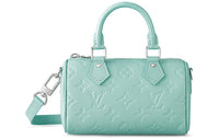 LOUIS VUITTON Nano Speedy Pearly Lagoon Turquoise