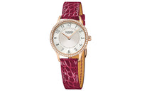 HERMES Wrist Watch Quartz Movement Crocodile Leather Strap White Dial Women's W041753WW00