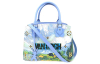 LOUIS VUITTON Leather Shoulder Bag Crossbody Bag Handbag Regular Women's Blue