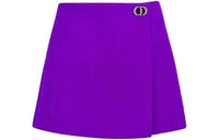 DIOR Casual Short Skirts Women's Purple
