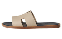 HERMES Izmir Slide Slippers Men's Light Brown