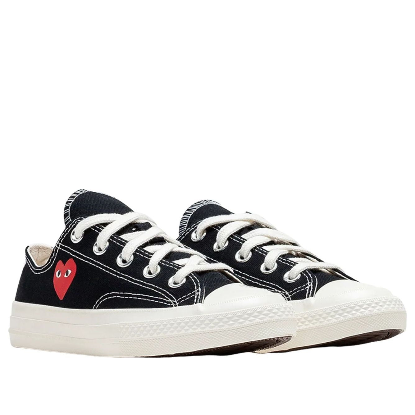(PS) Converse x Comme des Garcons PLAY Chuck Taylor All Star 70 Ox 'Single Heart Black' A08806C