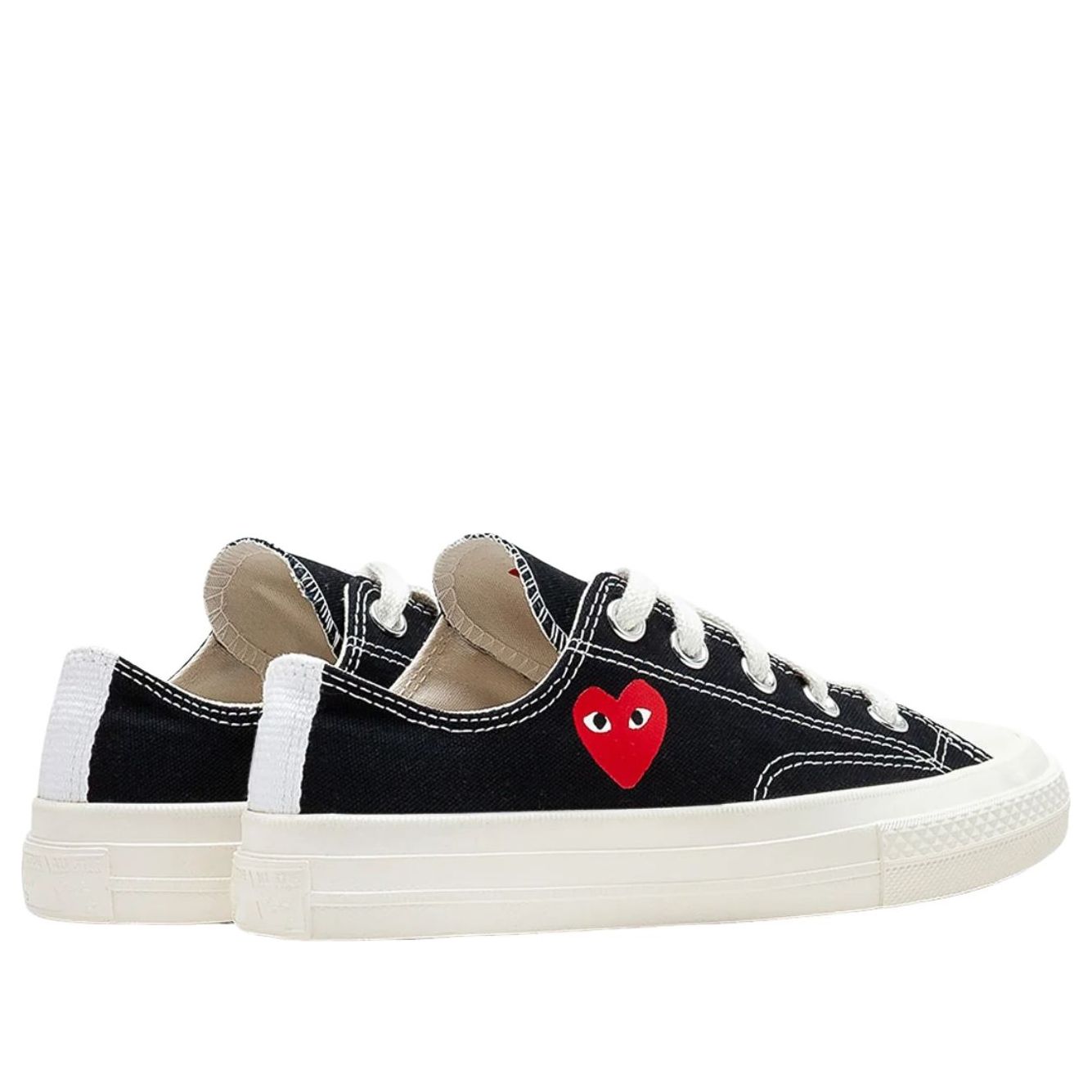 (PS) Converse x Comme des Garcons PLAY Chuck Taylor All Star 70 Ox 'Single Heart Black' A08806C
