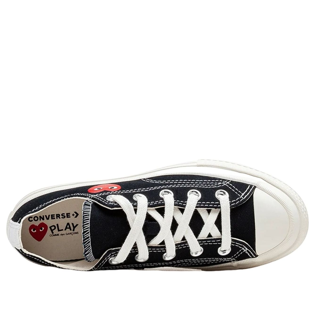 (PS) Converse x Comme des Garcons PLAY Chuck Taylor All Star 70 Ox 'Single Heart Black' A08806C