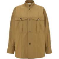 SAINT LAURENT Saharienne Buttoned Long Sleeved Shirt