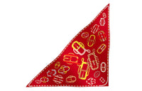 HERMES Mulberry Silk Silk Cashmere Knit Scarves Women's Red