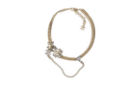 CHANEL Necklaces Women's Gold
