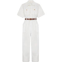 SAINT LAURENT Jumpsuit Women's White