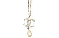 CHANEL Necklaces Women's Gold