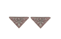 PRADA - Stud Earrings Women's Silver