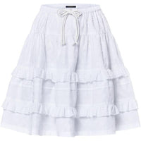 LOUIS VUITTON Monogram Fil Coupé Skirt
