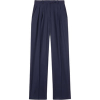 Loro Piana FW24 Casual Pants Women's Moon Eclipse Blue