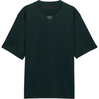 PRADA Triangle Logo Cotton T-shirt